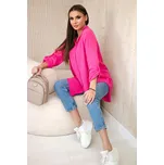 Dlouhá mušelínová košile růžová Barva: růžová, Velikost: universal