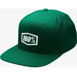 100% Icon Snapback Cap Aj Fit kšiltovka Forest Green