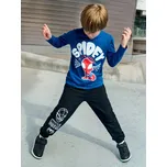 Sinsay - Tričko s dlouhými rukávy Spiderman - modrá - 931BG-55X - 931BG-55X-98-1