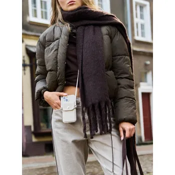 Sinsay - Prošívaná puffer bunda - neonová - 573FH-71X - 573FH-71X-XXL