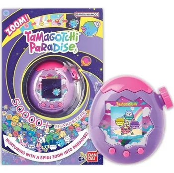 interaktivní kniha TAMAGOTCHI Bandai Paradise Cielo - Virtuální mazlíček k péči, interaktivní v italštině, Zoom Wheel