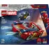 Stavebnice LEGO LEGO Marvel 76336 Spider-Man a auto vs. venomizovaný Wolverine