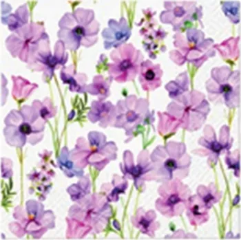 Papírový kapesník Ubrousky 20ks Wild violet 33x33 cm 105 gram