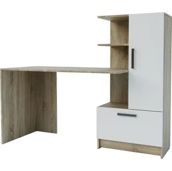 Psací stůl VerDesign ORIGINAL psací stůl pravý, dub sonoma/bílý