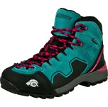 GUGGEN MOUNTAIN Dámské turistické vysoké kožené boty PM021 37 MODRÁ