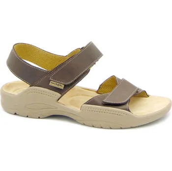 Pánské sandále MEDISTYLE zdravotní pánský sandál KAREL Barva: Hnědá, Velikost EU: 45