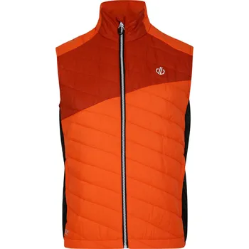 Pánská vesta DARE 2B Pánská lehká fleecová vesta Touring 2XS ORANŽOVÁ|ČERVENÁ