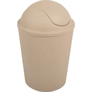 Odpadkový koš MSV výklopný koš AKO, béžový, plast, 5,5 L