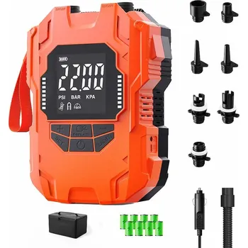 WRE Elektrická pumpa s baterií 22 PSI + DÁREK + Doprava ZDARMA