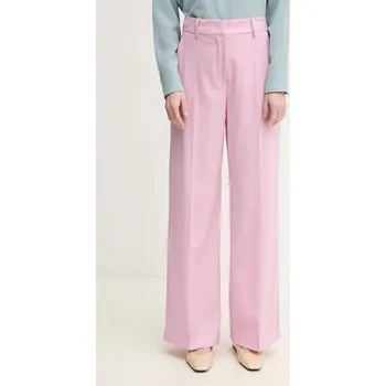 Dámská móda Vlněné kalhoty Weekend Max Mara 2515131041600 fialová 40X, vel. 42