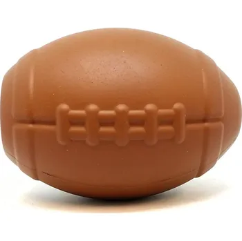 Hračka pro psa SodaPup fotbalový míč na pamlsky a žvýkání, Original L – hnědý