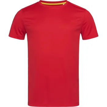 pracovní tričko Stedman Tričko Active 140 Crew Neck, sportovní, krátký rukáv, pánské COT058400k4805-cyber yello 2XL Žlutá cyber