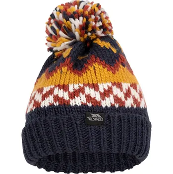 Čepice TRESPASS Dětská zimní čepice MODRÁ|ŽLUTÁ