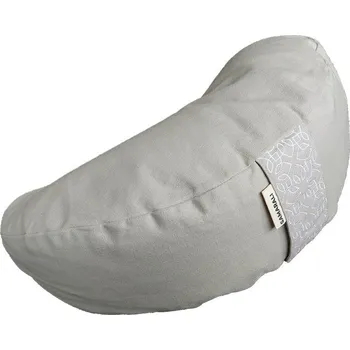 Sedací pytel SAMARALI Meditační polštář klín - 44 x 22 x 14 cm ŠEDÁ