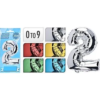 Balónek Balónky zlaté číslice ČÍSLICE 7. narozeniny křtiny 35 cm