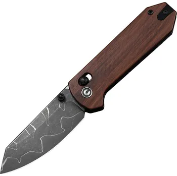 kapesní nůž Civivi Yonder Jagged Damascus Guibourtia Wood