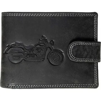 Peněženka Luxusní pánská peněženka s přezkou Chopper - černá