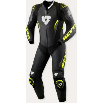 Moto kombinéza REVIT kombinéza ARGON 3 1-dílná black/neon yellow - 50