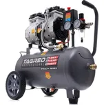 Bezolejový kompresor s odlučovačem 24l, 230V, 2 písty, 1100W 10 BAR TA3383 TG-TA3383 Tagred