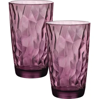 Sklenice Bormioli Rocco Diamond 470 ml 2 ks fialová