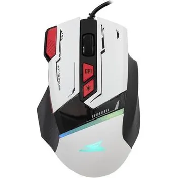 Baracuda herní myš MANTA, 8D, 12800 dpi, bílá (BGM-042)