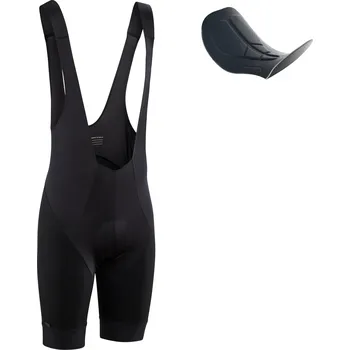 Cyklistické kalhoty ROCKRIDER Pánské kraťasy na horské kolo Race S ČERNÁ