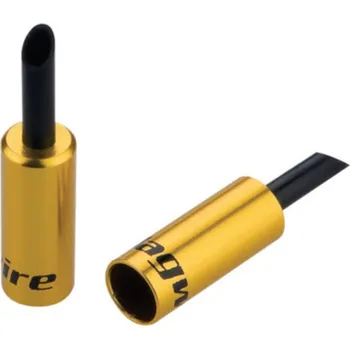 Lanko pro jízdní kolo JAGWIRE End caps Lined - 5mm Brake - alloy (50pcs) - Gold