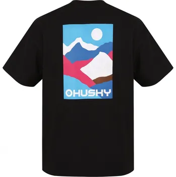 Husky Pánské bavlněné triko Tee Panorama M XXXL, black