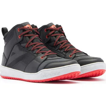 Sport DAINESE boty SUBURB D-WP black/white/red lava - 40