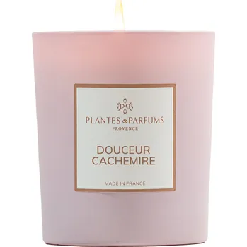 Svíčka Plantes et Parfums de Provence Douceur Cachemire Vonná svíčka, 180 g