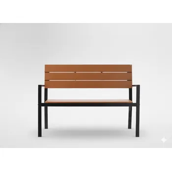 Zahradní lavice ZAHRADNÍ LAVICE 118 x 54 x 77 CM HNĚDÁ *0810