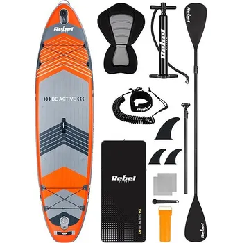 Rebel RBA-4507 Paddleboard SUP s příslušenstvím 335 cm, 140 kg, oranžový