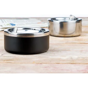 Popelník Haushalt international Skládací kovový popelník 483808