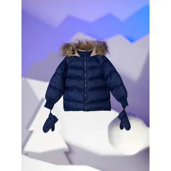 Chlapecká bunda Sinsay - Zateplená bunda - námořnická modrá - 6411R-59X - 6411R-59X-68-1