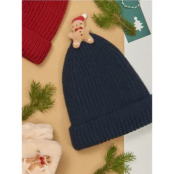 Pokrývka hlavy Sinsay - Čepice s perníkovým panáčkem - námořnická modrá - 7340C-59X - 7340C-59X-X69-1