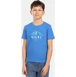 Chlapecké bavlněné tričko Kilpi ALBION-JB modrá 122-128