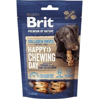 Volný čas Brit Premium by Nature Collagen Chews Waves 12cm, 2 pcs.