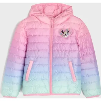 Oblečení a móda Sinsay - Prošívaná puffer bunda s kapucí Minnie Mouse - vícebarevná - 227HY-MLC - 227HY-MLC-104