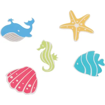 Spirella sada protiskluzových nálepek, ve tvaru mořských živočichů, PVC, 5 ks