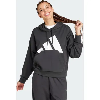 Dámská mikina ADIDAS Mikina Essentials Big Logo French Terry Loose XS BÍLÁ|ČERNÁ