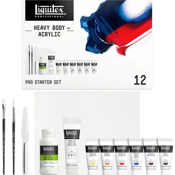 Vodová barva Akrylová barva Liquitex Heavy Body Pro Starter Set