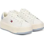 Tommy Hilfiger Sneakersy Tjw Script Cupsole Flatform EN0EN02961 Écru 42