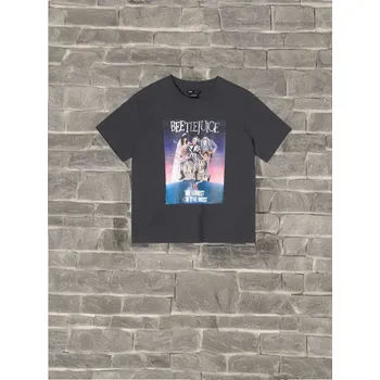 Dámská móda Sinsay - Tričko Beetlejuice - šedá - ZA173-90X - ZA173-90X-XS-1