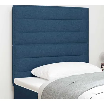 vidaXL Čelo postele Modrá 90 cm textil [3337676]