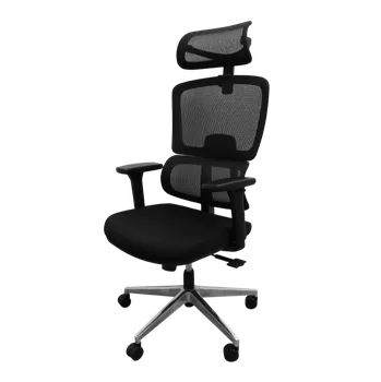 ZLKL Ergonomická kancelářská židle s čalouněným sedákem