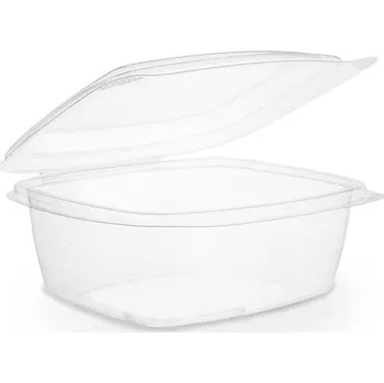 Jednorázové nádobí Vegware Miska s integrovaným víčkem 700ml 147/165/65mm 50ks