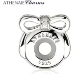 ELENYS Stříbrný přívěsek Půvabná mašle