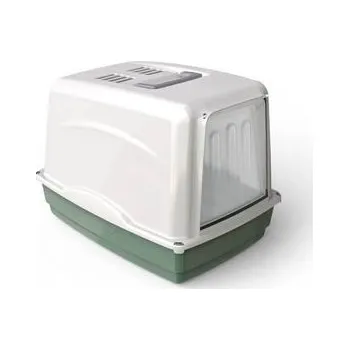 Toaleta pro kočku COBBYS PET CATTY Toaleta s dvířky a filtrem 54x39x39cm