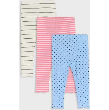 Dívčí oblečení Sinsay - Sada 3&nbsp;legín - bílá - 103CR-00X - 103CR-00X-74