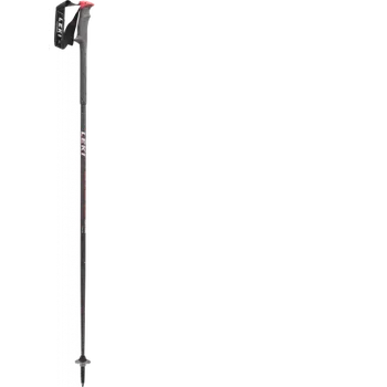 Lyžování Leki Hurricane sjezdové hole Anthracite metalic/black/neon red 115 cm